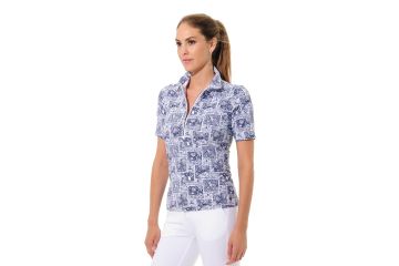 MDC FS23 Da Polo Beach Print Navy/Weiß 36