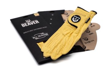 Beaver Golf Da All Season Ultra Linker Handschuh Gelb XS