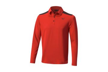 Mizuno Winter Elite Langarm Poloshirt