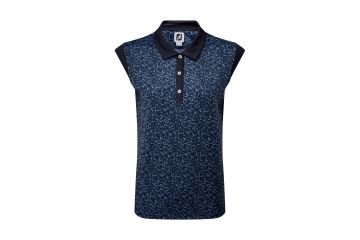 FootJoy Cap Sleeve Print Interlock Poloshirt 