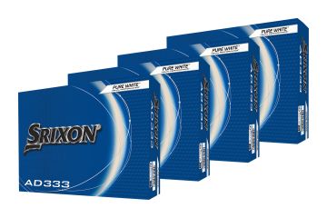 Srixon AD333 2024 Golfbälle 4er-Pack Weiß