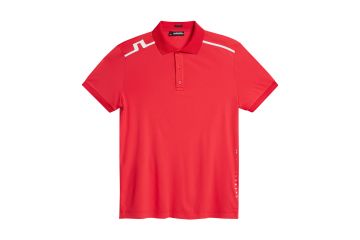 J.Lindeberg FS24 Hr Polo Lionel Rot S