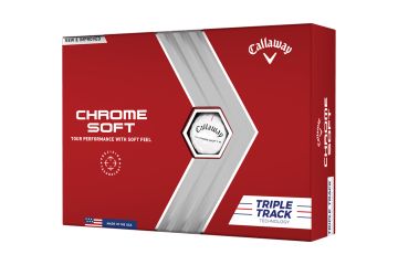 Callaway Chrome Soft Triple Track Golfbälle-Weiß-12-Pack