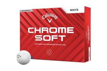 Callaway Chrome Soft 24 Golfbälle-Weiß-12-Pack