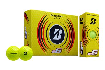 Bridgestone e6 Soft Golfbälle-Gelb-12-Pack