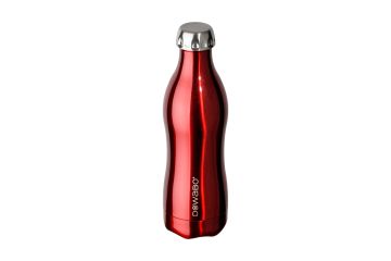 DOWABO Isolierflasche Edelstahl Metallic-Rot-750ml