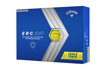 Callaway ERC Soft Triple Track 2023 Golfbälle-Gelb-12-Pack