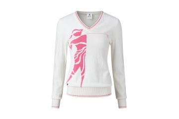 Daily Sports Wave Lady Golfer V-Neck Pullover