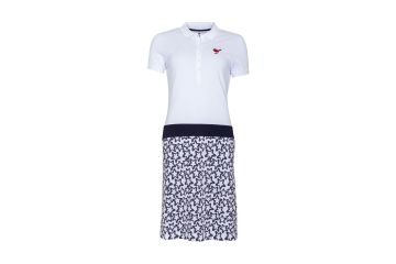 Girls Golf white stars Kleid