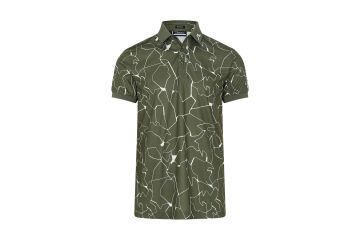 J.Lindeberg Tour Tech Print Regular Fit Poloshirt