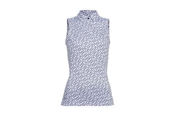J.Lindeberg Dena Print Bridge Poloshirt ärmellos