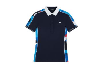 J.Lindeberg FS23 Da Polo Damai Navy/Weiß/Rot S