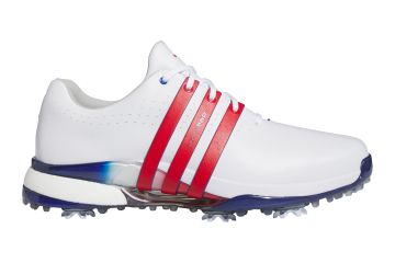 adidas Hr Golfschuhe Tour360 Weiß/Rot/Blau 40 (UK 6.5)