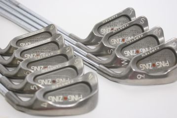 Ping Zing Eisensatz Regular 4-SW+LW Stahl Orange Dot (2.25° flat)