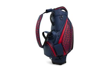 J. Lindeberg Staff Vessel Bridge Swirl Tourbag - Navy/Rot