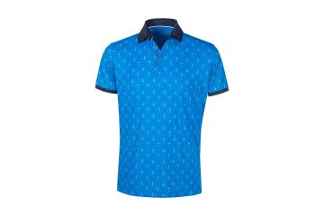 Galvin Green HW23 Hr Polo Manolo Blau/Weiß L