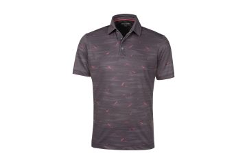 Galvin Green HW23 Hr Polo Marin Schwarz/Rot M