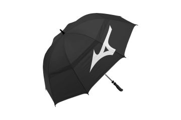 Mizuno Tour Twin Canopy Regenschirm-Schwarz/Weiß