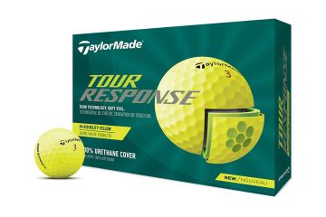 TaylorMade Tour Response Golfbälle-Gelb-12-Pack