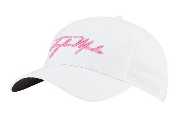 TaylorMade Cap Script Damen Weiß/Pink