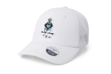 Original Penguin Cap Feel the Putt Trucker Weiß