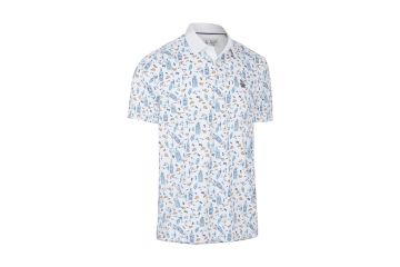 Penguin Martini Novelty Print Poloshirt