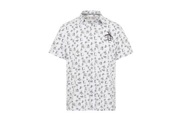 Original Penguin Retro Arcade Print Poloshirt