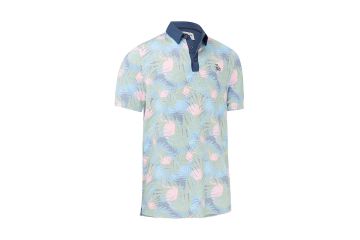 Penguin Filtered Flamingo Print Poloshirt