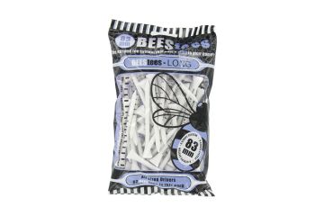 BEEStees Holztees Long 83mm-80-Pack