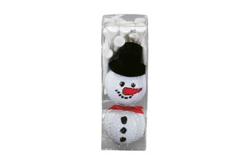 Geschenkset Golfbälle + Tees Schneemann