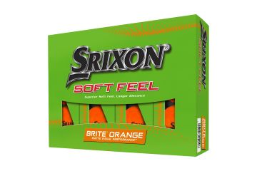 Srixon Soft Feel Brite Golfbälle Orange-12-Pack