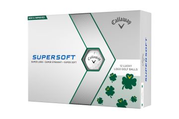 Callaway Supersoft Lucky Golfbälle-Weiß-12-Pack
