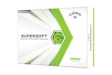 Callaway Supersoft 2021 Matte Golfbälle-Grün-12-Pack
