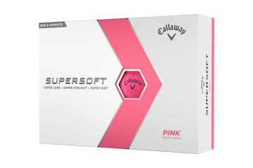 Callaway Supersoft Matte 2023 Golfbälle-Pink-12-Pack