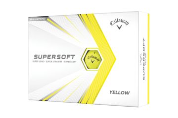 Callaway Supersoft 2021 Golfbälle-Gelb-12-Pack
