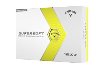 Callaway Supersoft 2023 Golfbälle-Gelb-12-Pack