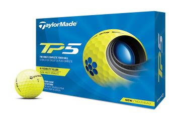 TaylorMade TP5 2021 Golfbälle-Gelb-12-Pack