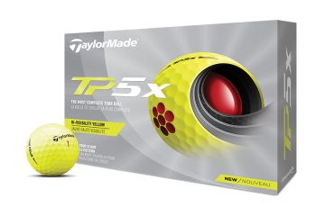 TaylorMade TP5x 2021 Golfbälle-Gelb-12-Pack