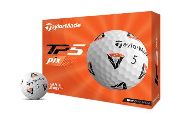 TaylorMade TP5 pix Golfbälle-Weiß-12-Pack