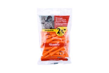 Masters Plastik-Abstands-Tees-Orange-2 ¾" (70mm)-20-Pack