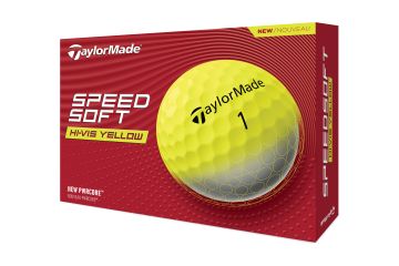 TaylorMade Speedsoft Golfbälle Gelb 12-Pack