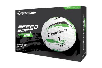 TaylorMade Speedsoft INK Golfbälle Weiß/Grün 12-Pack