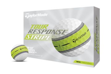 TaylorMade Tour Response Stripe Golfbälle-Weiß-12-Pack