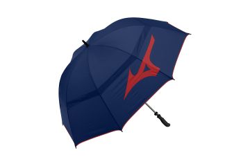 Mizuno Tour Twin Canopy Regenschirm-Navy/Rot