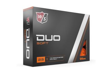 Wilson Duo Soft Golfbälle-Orange-12-Pack