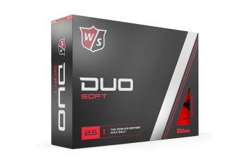 Wilson Duo Soft Golfbälle-Rot-12-Pack