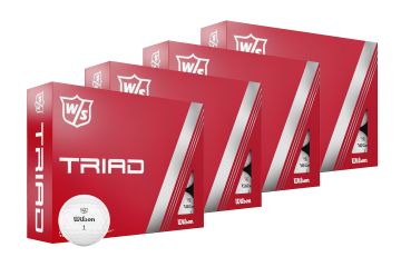 Wilson Triad Golfbälle 4er-Pack