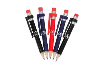Masters Bleistifte mit Clip und Radiergummi - 5er Pack