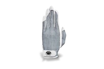 Zoom Da Sun Style Mesch Linker Handschuh Weiß/Schwarz Diamant S/M