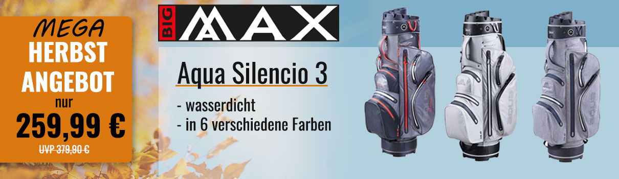 Big Max Aqua Silencio 3 Cartbag - Mega Herbst Angebot
